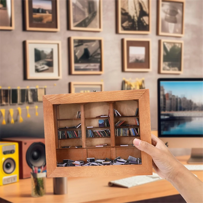 Relief Anxiety Bookshelf Wooden Bookshelf